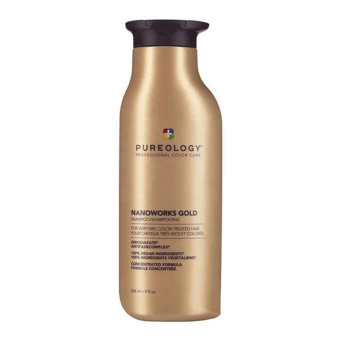Nano Works Gold Shampoo by PUREOLOGY PROFESSIONAL COLOR CARE - Non-toxic, STOP rated product free from harmful chemicals