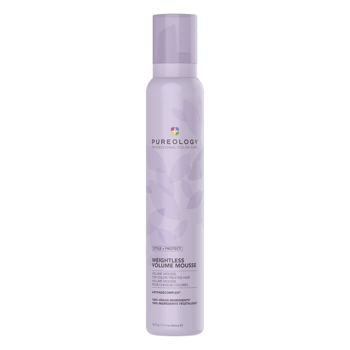 Style + Protect Weightless Volume Mousse by PUREOLOGY PROFESSIONAL COLOR CARE - Non-toxic, STOP rated product free from harmful chemicals