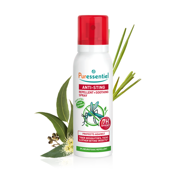 Anti-Sting Repellent Spray by Puressentiel - Non-toxic Insect Repellents product rated SLOW by Million Marker, free from BPA, phthalates, and parabens
