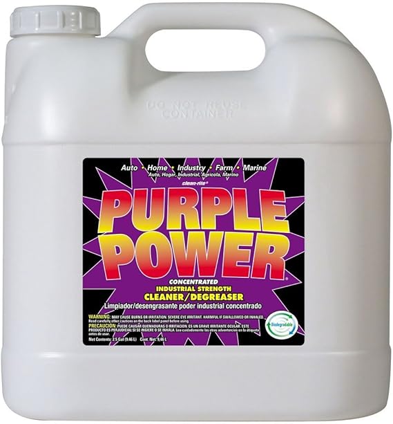 Industrial Strength Cleaner and Degreaser by Purple Power - Non-toxic Household Cleaning Products product rated STOP by Million Marker, free from BPA, phthalates, and parabens