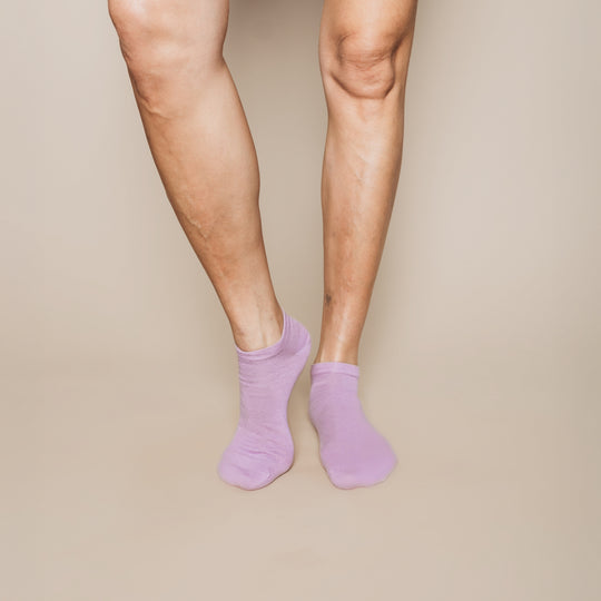 Adult Lightweight Ankle Socks by q FOR QUINN - Non-toxic Clothes product rated GO by Million Marker, free from BPA, phthalates, and parabens