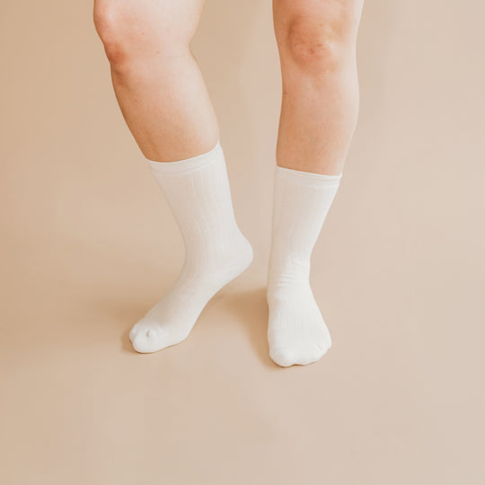 Heavyweight Thick Cotton Adult Socks by q FOR QUINN - Non-toxic Clothes product rated GO by Million Marker, free from BPA, phthalates, and parabens