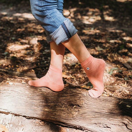 Merino Wool Cotton Midweight Quarter Pacers Socks by q FOR QUINN - Non-toxic Clothes product rated GO by Million Marker, free from BPA, phthalates, and parabens