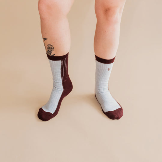 Merino Wool Midweight Adult Socks by q FOR QUINN - Non-toxic Clothes product rated STOP by Million Marker, free from BPA, phthalates, and parabens
