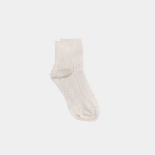 Natural No Dye Cotton Quarter Pacers Kids Socks Midweight by q FOR QUINN - Non-toxic Baby + Kids Clothes product rated GO by Million Marker, free from BPA, phthalates, and parabens