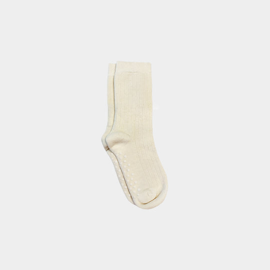 Natural No Dye Heavyweight Thick Cotton Kids Socks by q FOR QUINN - Non-toxic Baby + Kids Clothes product rated GO by Million Marker, free from BPA, phthalates, and parabens