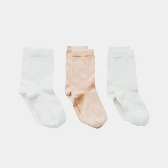 Natural No Dye Kids' Socks by q FOR QUINN - Non-toxic, GO rated product free from harmful chemicals