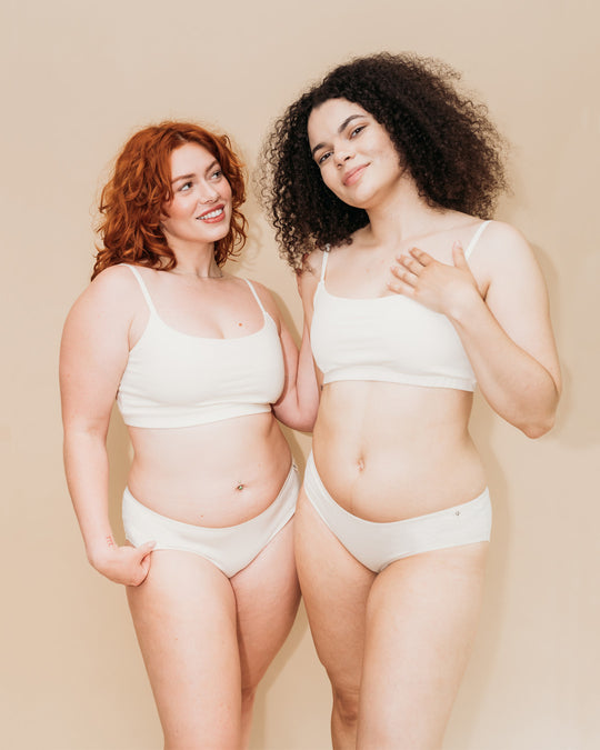 Natural No Dye Women's Everyday Bikini by q FOR QUINN - Non-toxic Clothes product rated GO by Million Marker, free from BPA, phthalates, and parabens