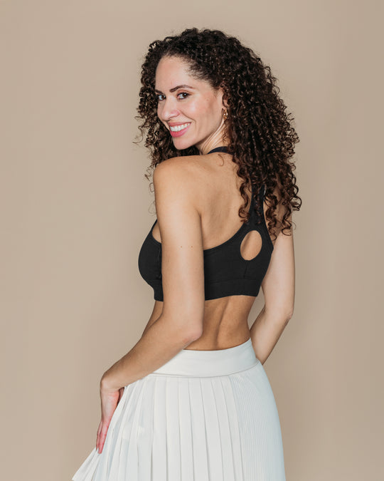 Organic Racerback Sports Bra by q FOR QUINN - Non-toxic, GO rated product free from harmful chemicals