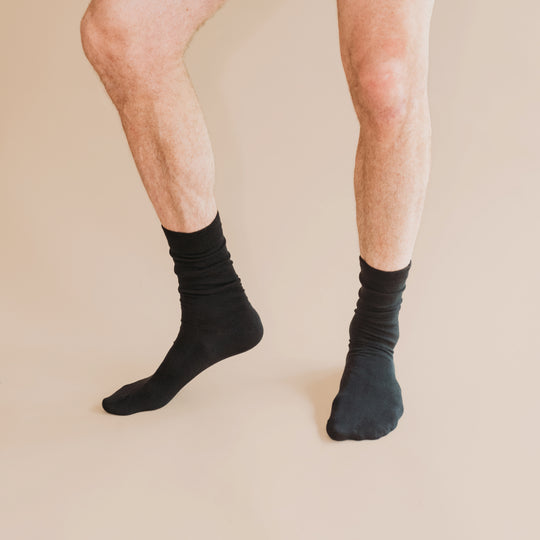 The Everyday Adult Trouser Socks by q FOR QUINN - Non-toxic Clothes product rated GO by Million Marker, free from BPA, phthalates, and parabens