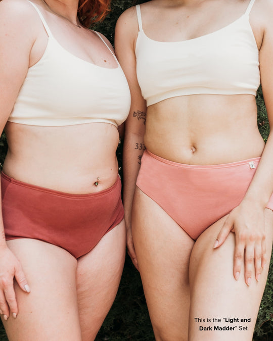 Women's Natural Plant Dyes Classic Brief by q FOR QUINN - Non-toxic Clothes product rated GO by Million Marker, free from BPA, phthalates, and parabens