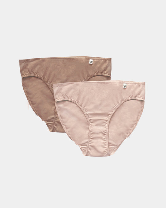 Women's Natural Plant Dyes French Cut Bikini by q FOR QUINN - Non-toxic Clothes product rated GO by Million Marker, free from BPA, phthalates, and parabens