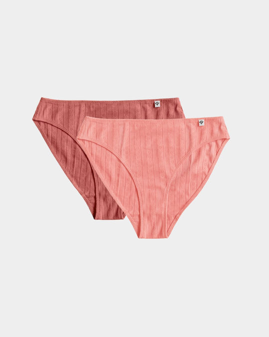 Women's Natural Plant Dyes Pointelle French Cut Bikini by q FOR QUINN - Non-toxic Clothes product rated GO by Million Marker, free from BPA, phthalates, and parabens
