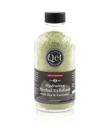 Hydrating Herbal Exfoliant with Tea & Lavender by Qet Botanicals - Non-toxic Body Oils, Butters + lotions product rated SLOW by Million Marker, free from BPA, phthalates, and parabens