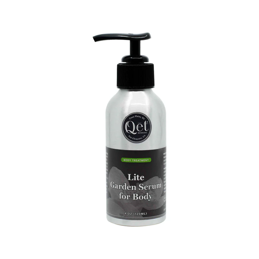 Lite Garden Serum for Body by Qet Botanicals - Non-toxic Body Oils, Butters + lotions product rated GO by Million Marker, free from BPA, phthalates, and parabens