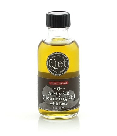 Restoring Cleansing Oil with Rose by Qet Botanicals - Non-toxic, SLOW rated product free from harmful chemicals