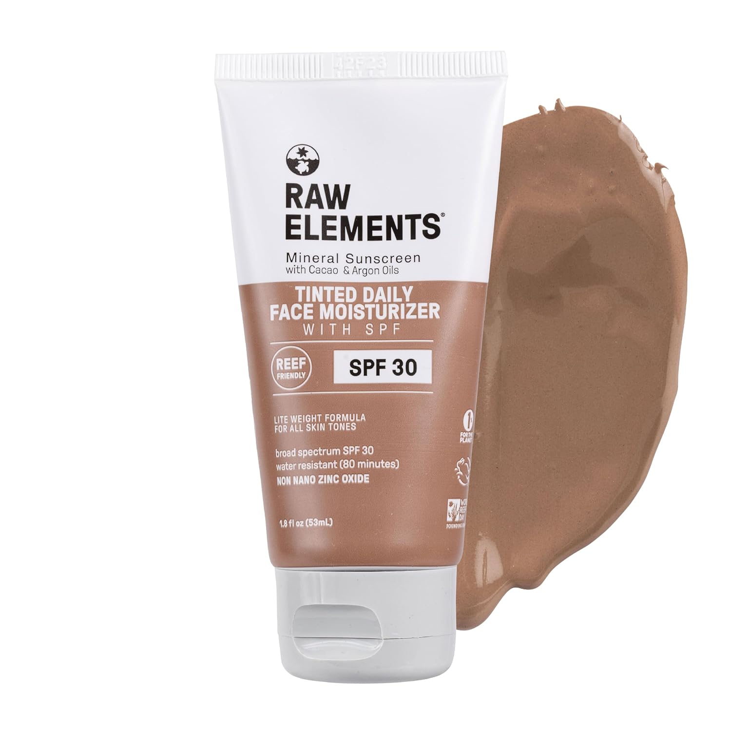 Raw Elements Raw Elements Tinted Daily Face Moisturizer Sunscreen SPF 30