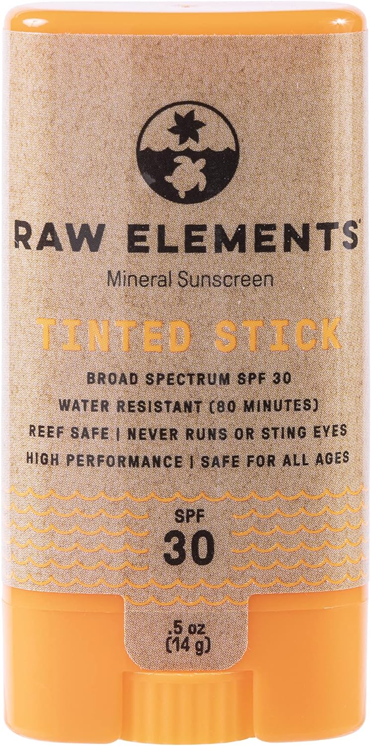 Raw Elements Raw Elements Tinted Face Stick All-Natural Mineral Sunscreen