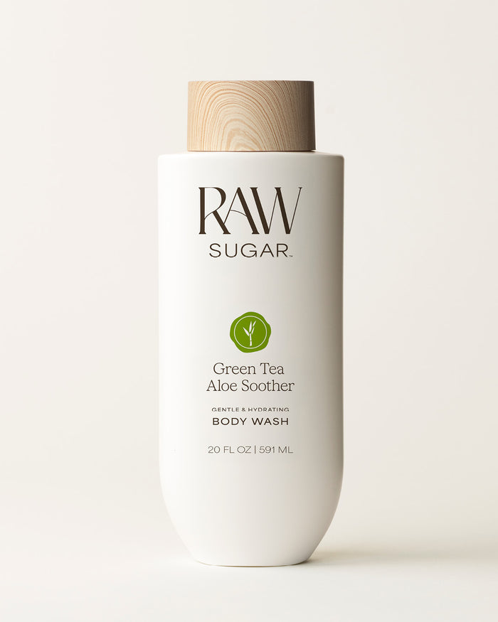 Green Tea Aloe Soother Body Wash by RAWSUGAR - Non-toxic, STOP rated product free from harmful chemicals