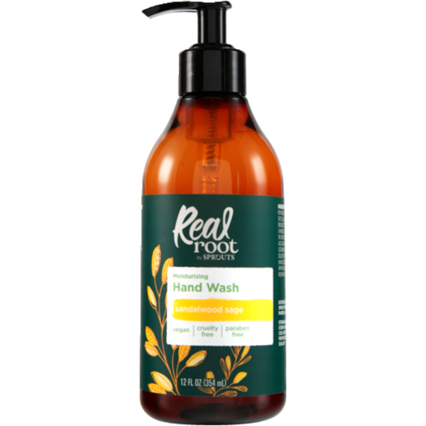 Moisturizing Hand Wash - Sandalwood Sage by Real Root by SPROUTS - Non-toxic, SLOW rated product free from harmful chemicals