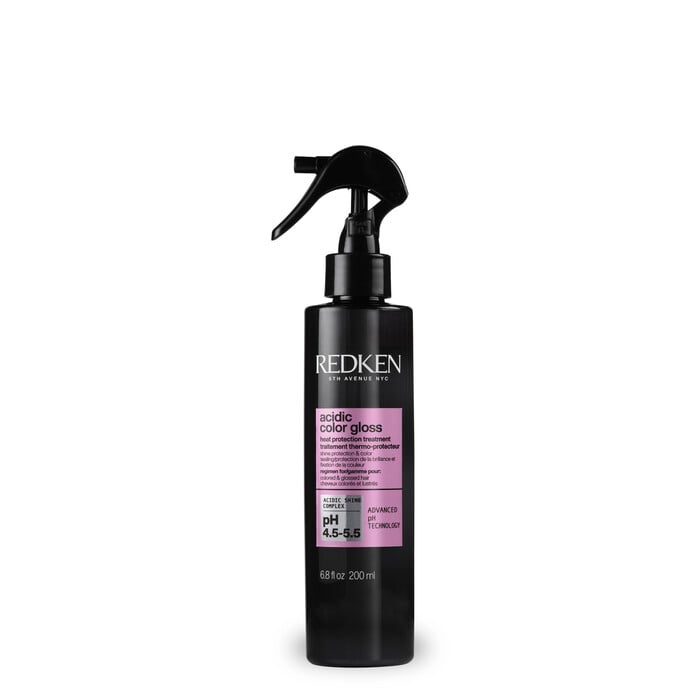 Acidic Color Gloss Heat Protection Leave-In Treatment by REDKEN 5TH AVENUE NYC - Non-toxic Hair Styling + Treatment product rated STOP by Million Marker, free from BPA, phthalates, and parabens