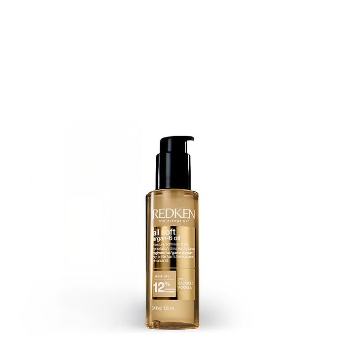 All Soft Argan-6 Hair Oil by REDKEN 5TH AVENUE NYC - Non-toxic Hair Styling + Treatment product rated STOP by Million Marker, free from BPA, phthalates, and parabens