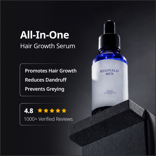 Athena Hair Growth Serum by REGINALD MEN - Non-toxic Hair Styling + Treatment product rated SLOW by Million Marker, free from BPA, phthalates, and parabens