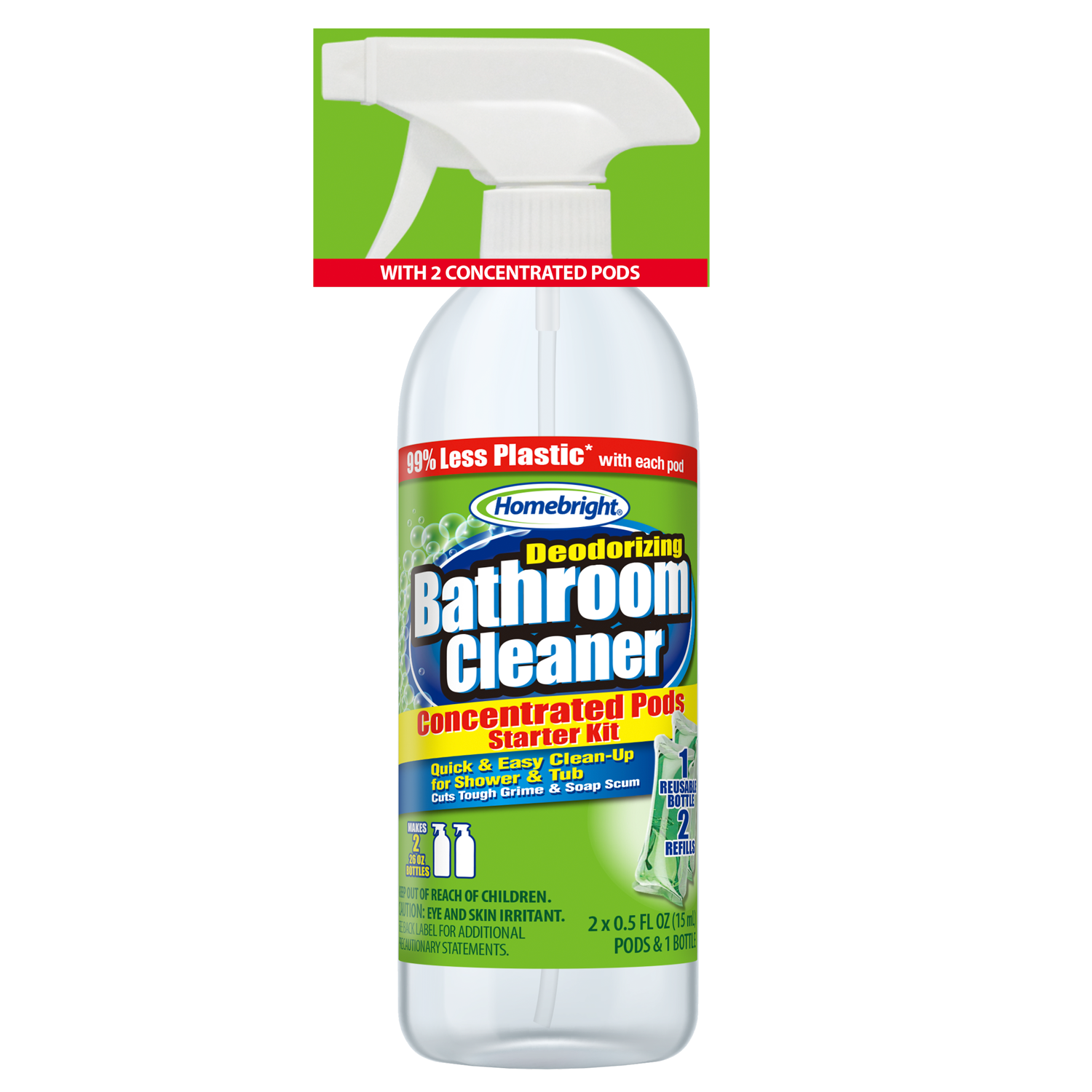 Deodorizing Bathroom Cleaner by Rejoice - Non-toxic Household Cleaning Products product rated STOP by Million Marker, free from BPA, phthalates, and parabens