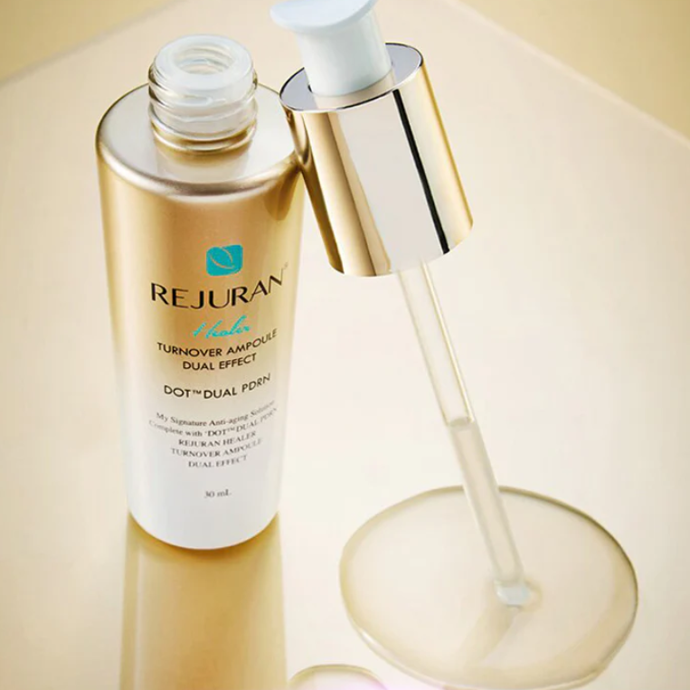 Turnover Ampoule Dual Effect by REJURAN - Non-toxic Facial Care product rated STOP by Million Marker, free from BPA, phthalates, and parabens