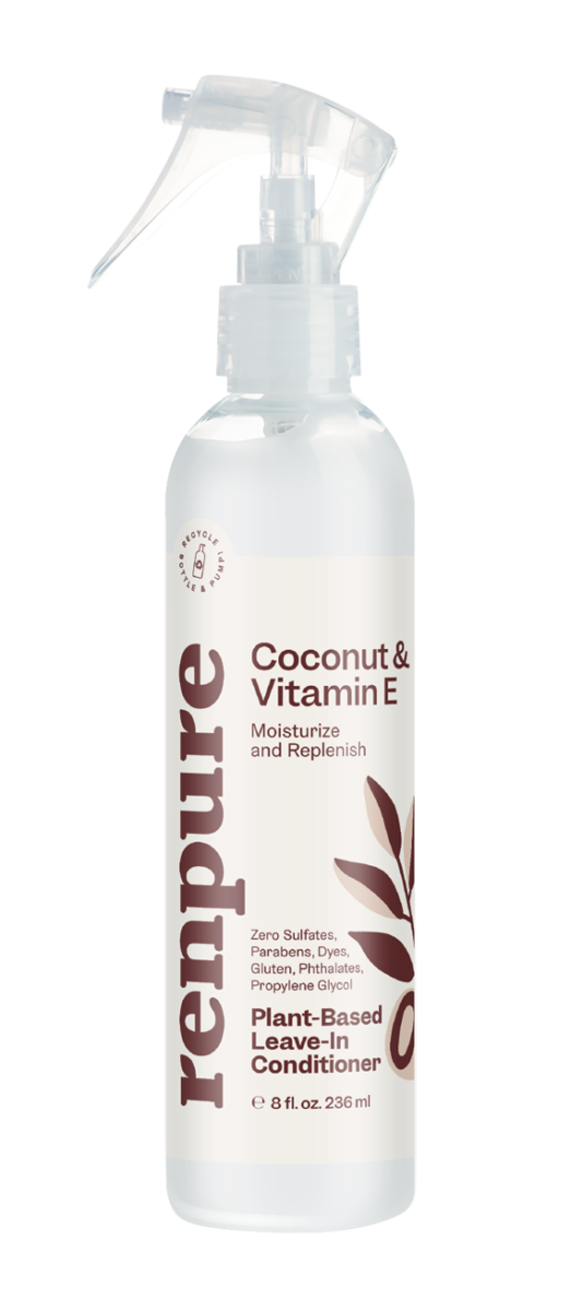 Coconut Whipped Creme Leave in Conditioner by renpure - Non-toxic, STOP rated product free from harmful chemicals