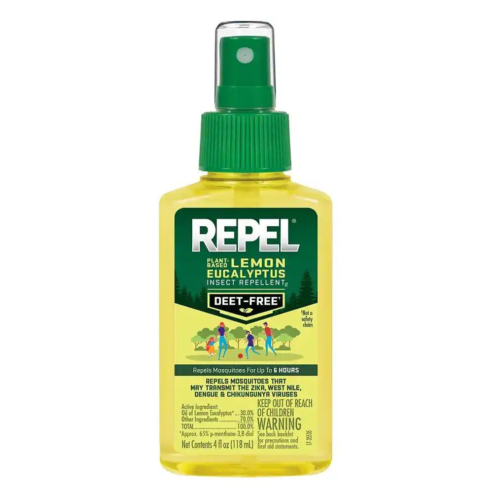 Plant-Based Lemon Eucalyptus Insect Repellent by REPEL - Non-toxic, STOP rated product free from harmful chemicals