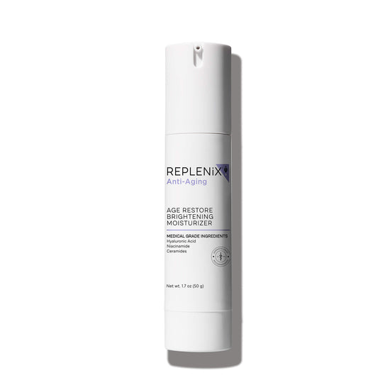 Age Restore Brightening Moisturizer by REPLENiX! - Non-toxic Facial Care product rated STOP by Million Marker, free from BPA, phthalates, and parabens