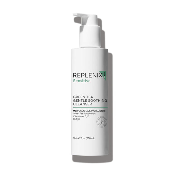 Green Tea Gentle Soothing Cleanser by REPLENiX! - Non-toxic, SLOW rated product free from harmful chemicals