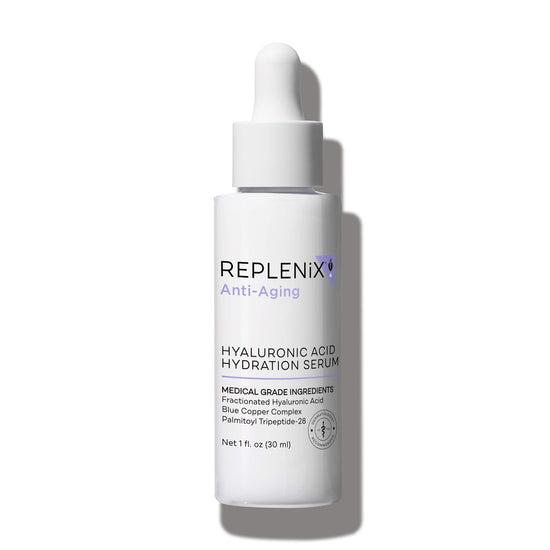 Hyaluronic Acid Hydration Serum by REPLENiX! - Non-toxic, SLOW rated product free from harmful chemicals