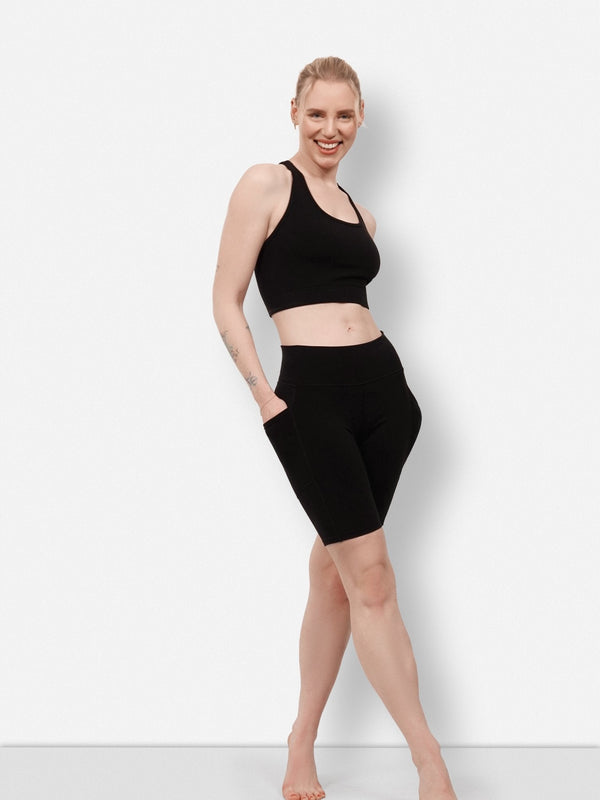 Sage Pocket Shorts by Reprise - Non-toxic Clothes product rated SLOW by Million Marker, free from BPA, phthalates, and parabens