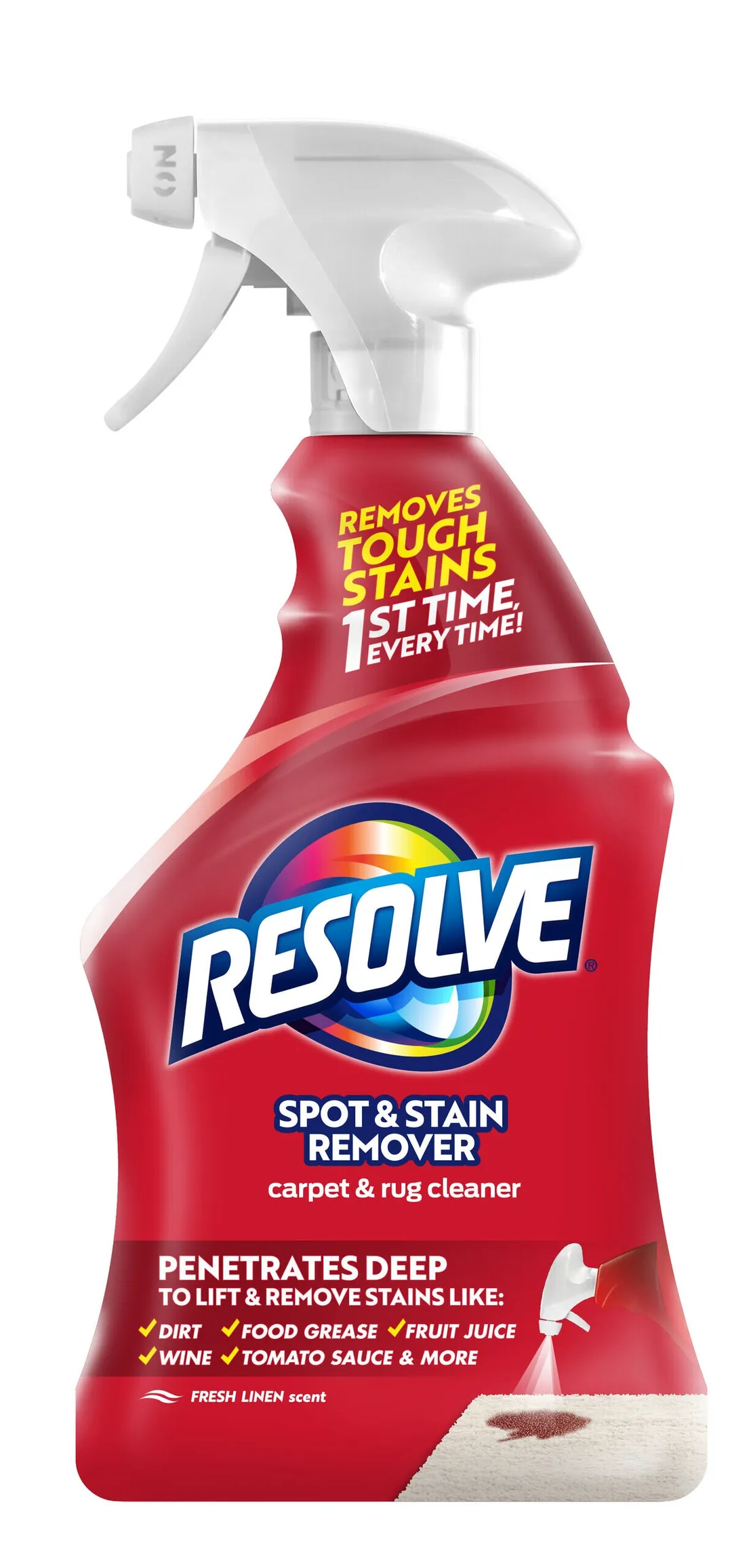 Spot & Stain Remover by Resolve - Non-toxic, STOP rated product free from harmful chemicals