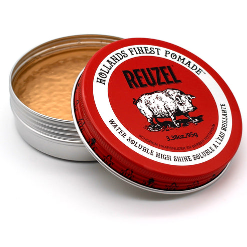 Red Hair Pomade by REUZEL - Non-toxic Hair Styling + Treatment product rated STOP by Million Marker, free from BPA, phthalates, and parabens