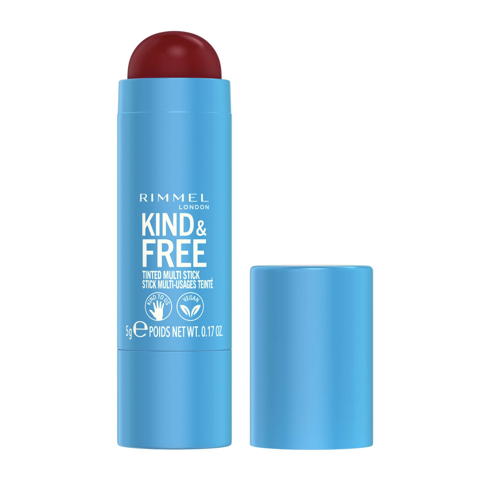 Kind & Free Tinted Multi Stick by RIMMEL LONDON - Non-toxic, STOP rated product free from harmful chemicals