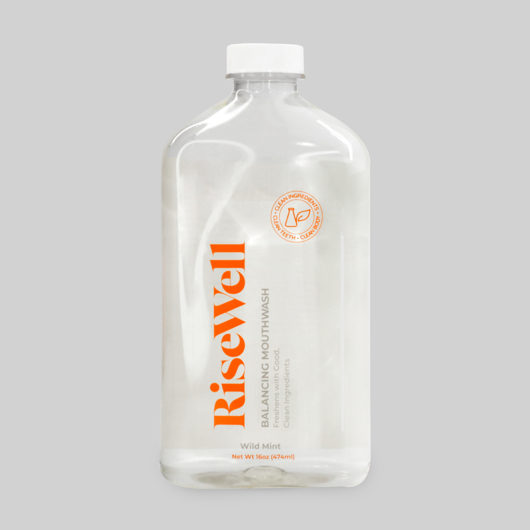 Balancing Mouthwash - Wild Mint by RiseWell - Non-toxic, SLOW rated product free from harmful chemicals