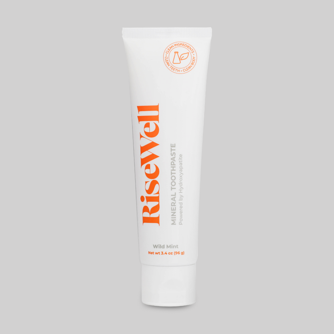 Mineral Toothpaste – Wild Mint by RiseWell - Non-toxic, SLOW rated product free from harmful chemicals