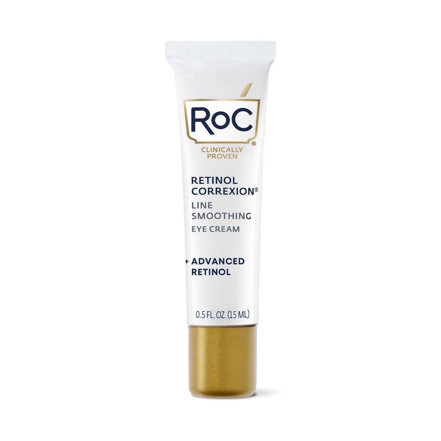 Retinol Correxion Line Smoothing Eye Cream by RoC CLINICALLY PROVEN - Non-toxic Facial Care product rated STOP by Million Marker, free from BPA, phthalates, and parabens