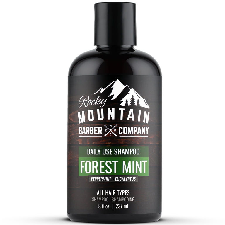 Daily Use Shampoo - Forest mint by Rocky MOUNTAIN BARBER COMPANY - Non-toxic, SLOW rated product free from harmful chemicals