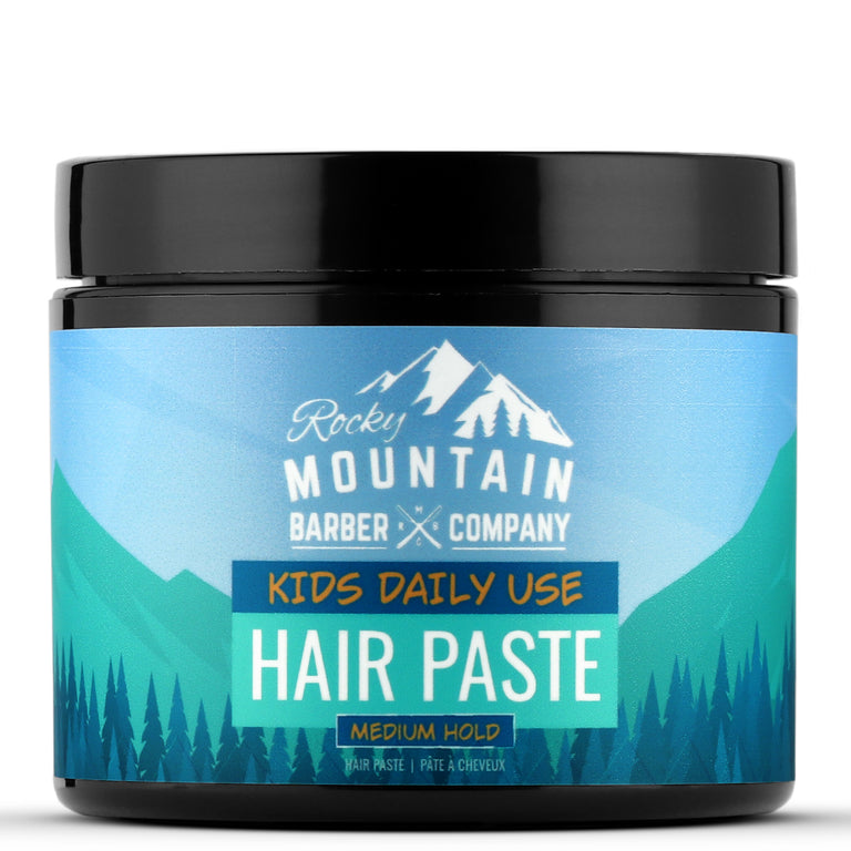 Kids Daily Use Hair Paste by Rocky MOUNTAIN BARBER COMPANY - Non-toxic, STOP rated product free from harmful chemicals