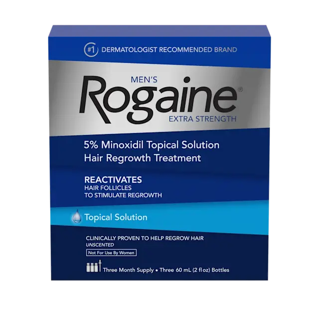 Men's 5% Minoxidil Topical Solution by Rogaine - Non-toxic Hair Styling + Treatment product rated SLOW by Million Marker, free from BPA, phthalates, and parabens