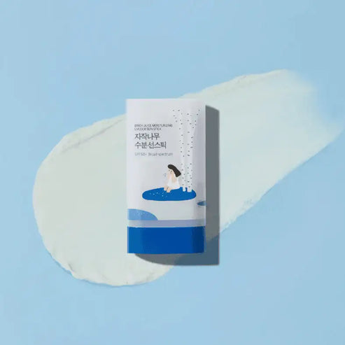 Birch Moisturizing Sun Stick SPF 50+ by ROUND LAB - Non-toxic, STOP rated product free from harmful chemicals
