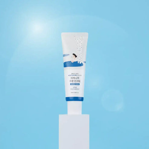 Birch Moisturizing Sunscreen UVLock Broad Spectrum SPF 45+ by ROUND LAB - Non-toxic, STOP rated product free from harmful chemicals