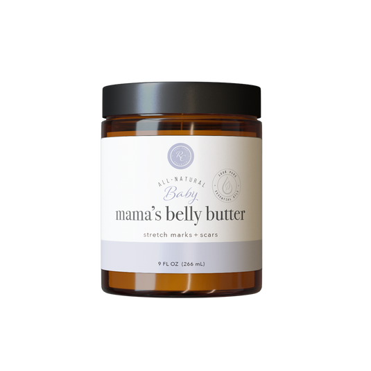 All-Natural Baby Mama's Belly Butter by ROWE CASA ORGANICS - Non-toxic, SLOW rated product free from harmful chemicals