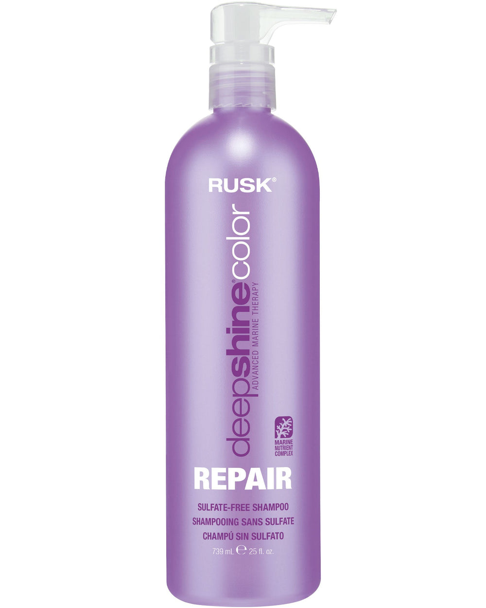 Deepshine Color Repair Shampoo by RUSK - Non-toxic Shampoos + Conditioners product rated STOP by Million Marker, free from BPA, phthalates, and parabens