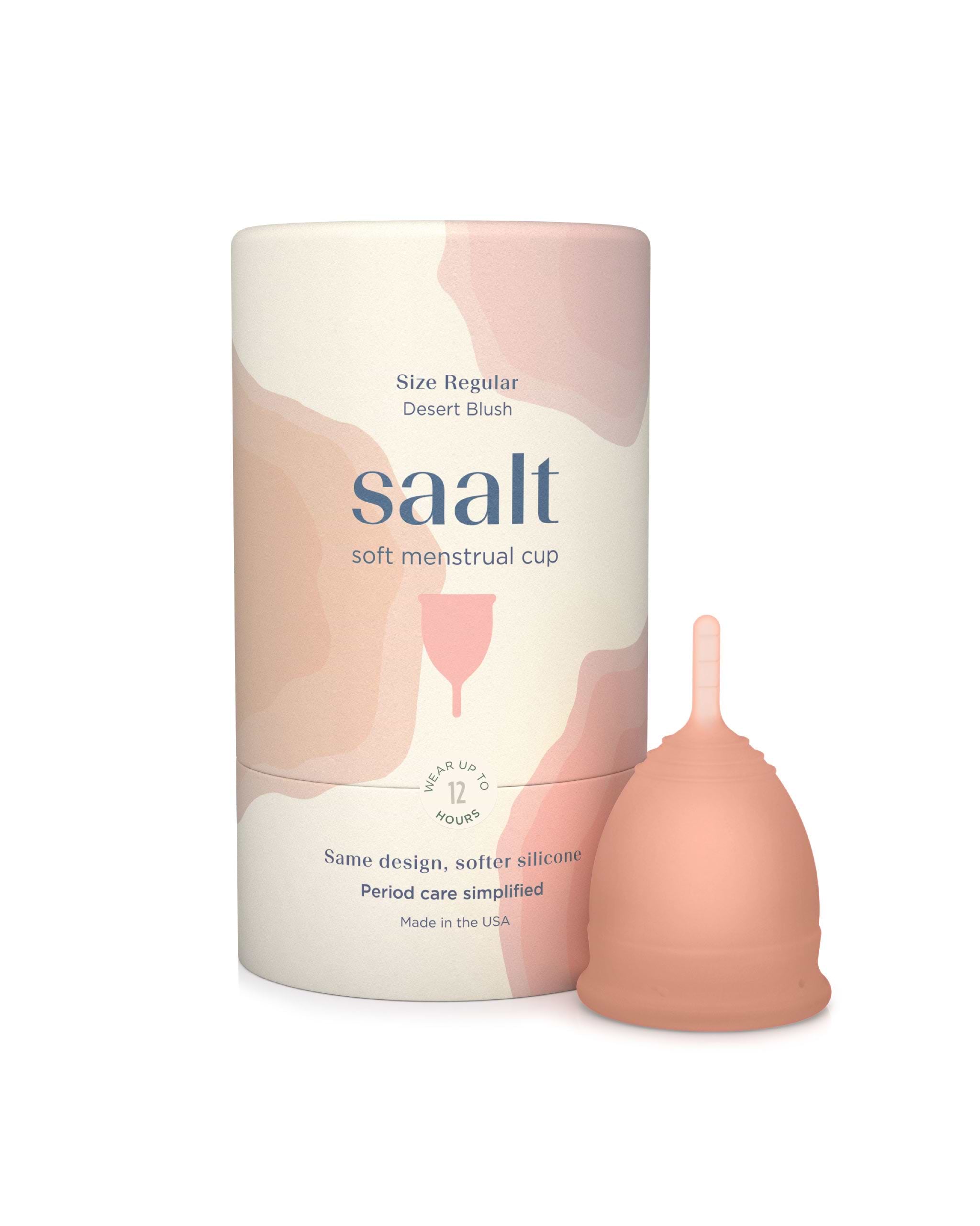 Soft Menstrual Cup by saalt - Non-toxic, SLOW rated product free from harmful chemicals