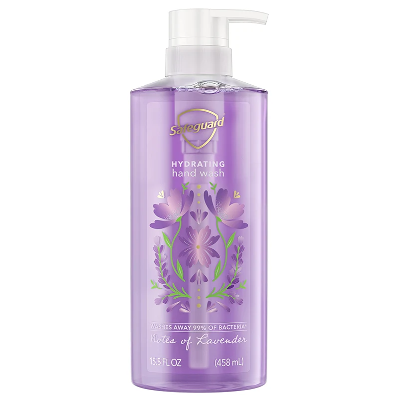 Hydrating Hand Wash - Notes of Lavender by Safeguard - Non-toxic, STOP rated product free from harmful chemicals